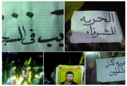 البحيرة: مسيرة ليلية حاشدة لاستقبال اثنين من المفرج عنهم بمركز دمنهور