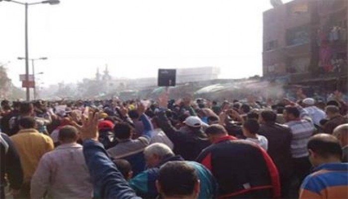 الآلاف يحتشدون في مسيرة المطرية ضد الانقلاب في جمعة "معا ننقذ مصر"