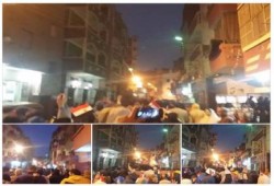 أسيوط: مسيرة ليلية مناهضة للانقلاب العسكري بحي الوليدية