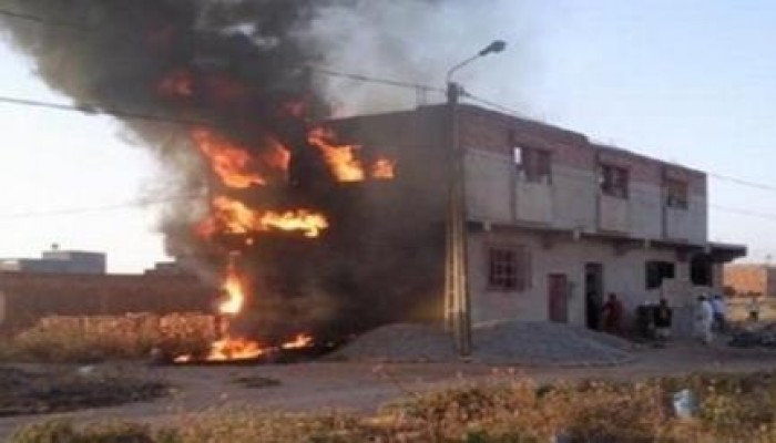 حريق هائل بمزرعة دواجن بالمنوفية وغرق مساكن "بياض" بني سويف بمياه الصرف