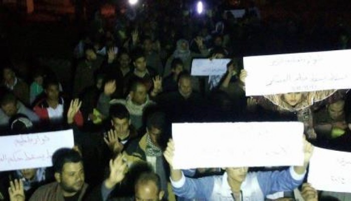 كفرالشيخ : رافضوا الإنقلاب ببلطيم ينظمون مسيرة ليلة حاشدة للمطالبة بالقصاص من قتلة الشهداء