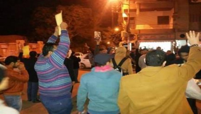 القليوبية : مسيرة ليلية ضد الانقلاب ببنها وسط تفاعل الأهالي