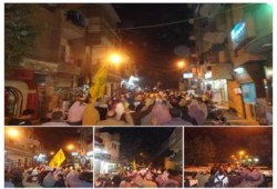 تظاهرة بمدينة بنى سويف تنديدا بالانقلاب