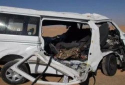 مصرع 3 وإصابة 4 أشخاص في حادث تصادم بالبحيرة