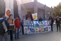 بالفيديو..طلاب هندسة العاشر يواصلون حراكهم الثوري