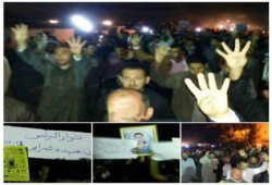كفر الشيخ: مسيرة ليلية حاشدة ببلطيم تطالب بالقصاص من قتلة الشهيد عبده شرابي
