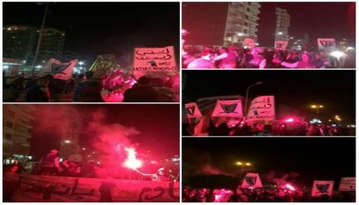 الغربية: أولتراس نهضاوى بطنطا يشعل مسيرة مناهضة للانقلاب العسكرى بهتافات حماسية