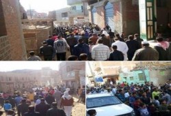 مسيرة رافضة للانقلاب بالشبول الدقهلية