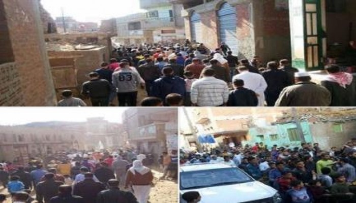 مسيرة رافضة للانقلاب بالشبول الدقهلية