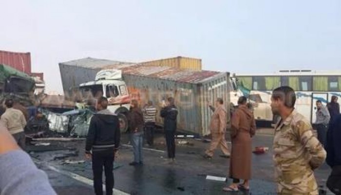 ضحايا "نحس السيسي" 13 ألف قتيل و60 ألف مصاب ضحايا حوادث الطرق في مصر 2014