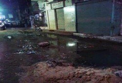 للمرة الثانية: انهيار جزئي لسطح الأرض بإحدى قرى الدقهلية