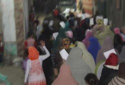 بنى سويف: تظاهرة ليلية بميدوم السياحية تدعوا لثورة يناير من جديد