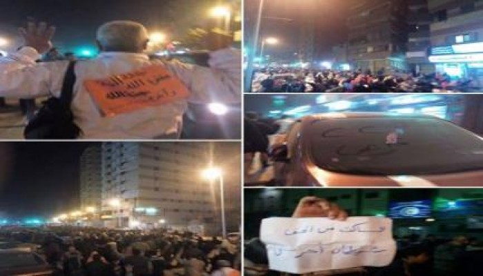 مسيرة ليلية حاشدة لرافضي الانقلاب بميدان المطرية
