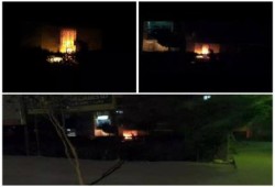 بالفيديو .. مجموعة تطلق علي نفسها المقاومة الشعبية تتبني إحراق  فرع بريد مدينة نصر
