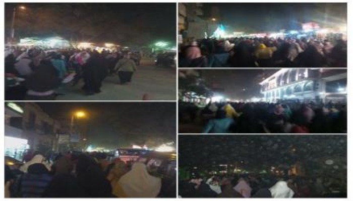 حلوان تبدأ عام ثوري جديد بمسيرة ليلية حاشدة مناهضة لحكم العسكر