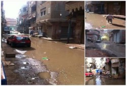 ‏الدقهلية‬: غضب عارم بين أهالي قرية منية سندوب بسبب عودة أزمة الصرف الصحى