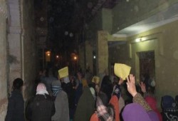 بني سويف: تظاهرة ليلية بقرية ملاحية علي جمعة ضد الإنقلاب في أول أيام 2015