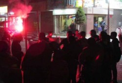 وقفة لأولتراس ربعاوي ببورسعيد استعدادا للموجة الثورية في 25 يناير