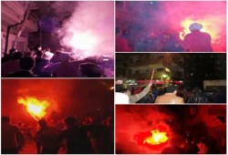 ‏الدقهلية: مسيرة ليليلة لأولتراس نهضاوى بالمنصورة‬