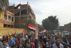 مسيرة حاشدة بأشمون ضمن فعاليات ""معا للتحرير والتطهير""