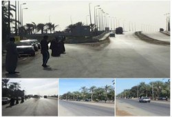 البحيرة: ضمن فاعليات أسبوع "معاً للتحرير والتطهير".. سلسلة بشرية بالطريق الدولى بادكو