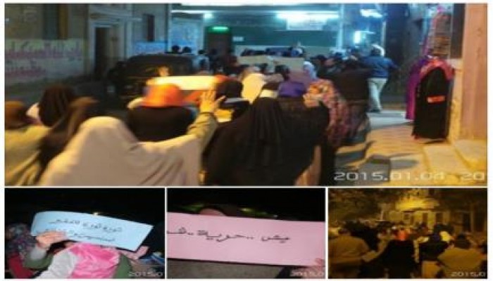 القليوبية: مسيرة ليلية للتحالف الوطنى لدعم الشرعية بالخانكة