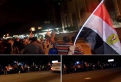 دمياط: سلسلة بشرية لثوار الخياطة بدمياط تطالب بالإفراج عن المعتقلين