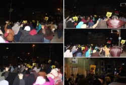 مسيرة ليليةحاشدة بالتجمع الثالث دعوة للنزول والحشد يوم 25 يناير
