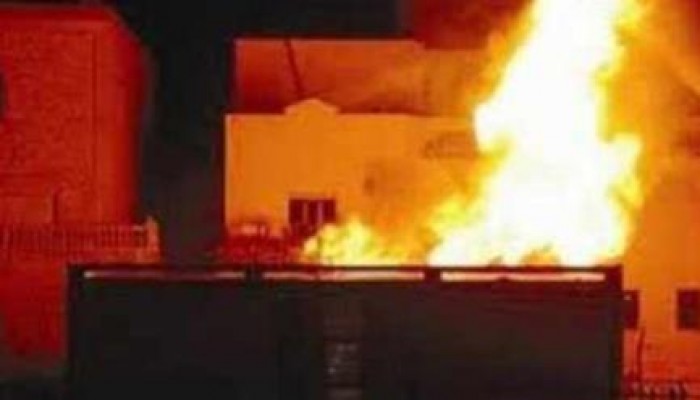 الرياح تشعل حريق بمحول كهرباء "البرنوجي" بمركز دمنهور