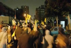 مسيرة ليلية لثوار مدينة نصر رغم برودة الجو تتحدي للانقلاب