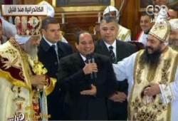 "معركة ضد الاسلام" .. محلب : زيارة السيسي للكاتدرائية "رجعتنا إلى أصولنا وجذرونا"