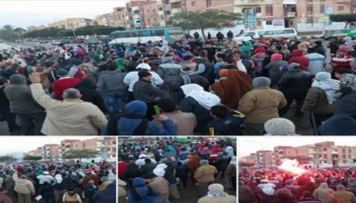 المنوفية:  ثوار السادات يهتفون ضد العسكر