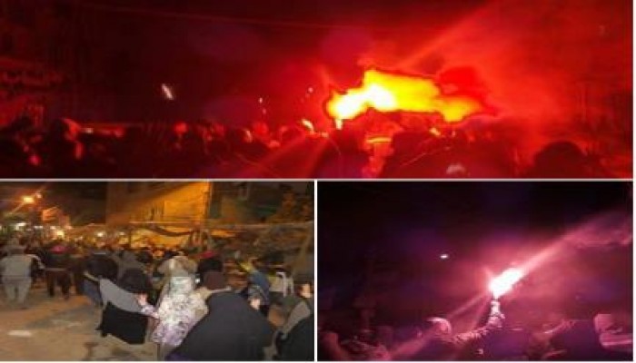 الجيزة: مسيرة ليلية لأهالى الصف رفضا لحكم العسكر