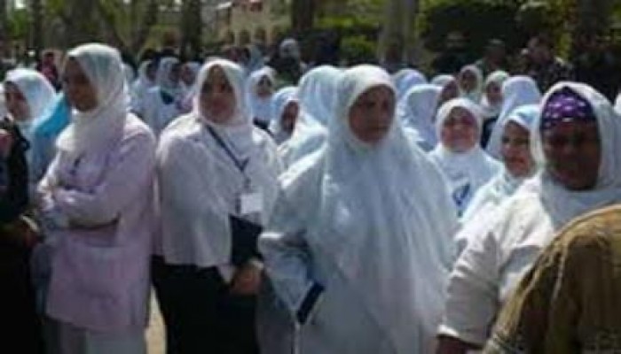 إضراب ممرضي مستشفي الغردقة العام للمطالبة بإقالة المدير