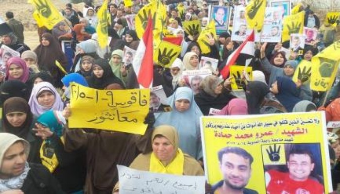 مسيرة حاشدة لشعب فاقوس ضد السيسي وعصابته في جمعة "معا نثور"