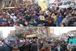 8 مسيرات حاشدة بالاسكندرية