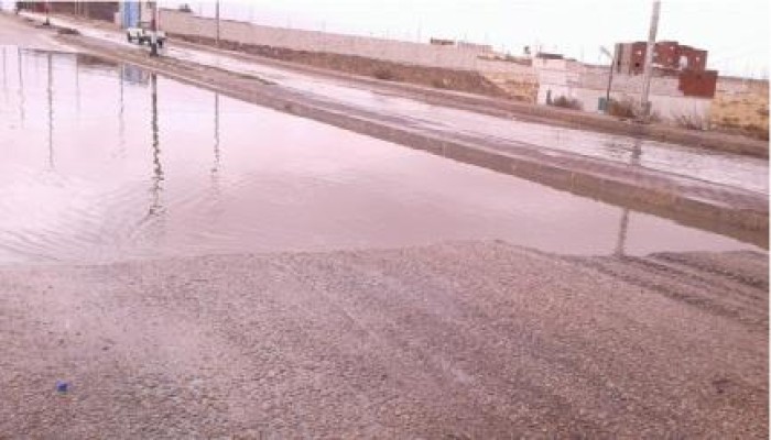 بالصور.. فى عهد الانقلاب البرك المائية  في شوارع شمال سيناء
