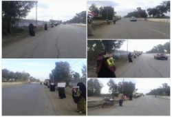 الشرقية: سلسلة بشرية مناهضة لحكم العسكر بأبو حماد