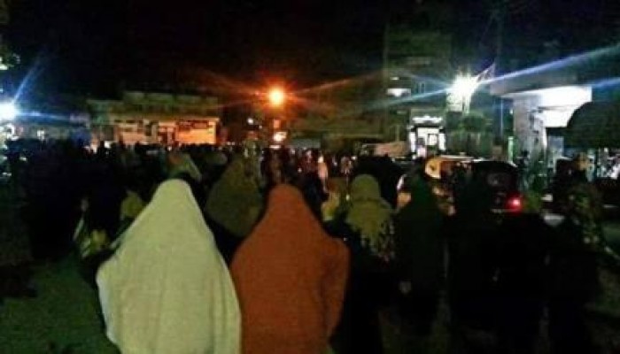 البحيرة: مسيرة ليلية لـ"ثوار حوش عيسى" تدعو للزحف 25 يناير لإسقاط الانقلاب
