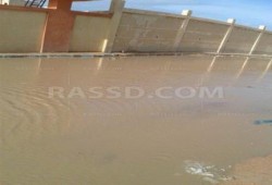 بالصور: موجة إعصارية تغرق شوارع مرسى مطروح
