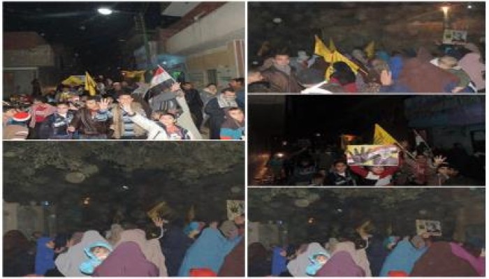 الجيزة: مسيرة لأحرار الصف ضد الانقلاب العسكري الفاشي