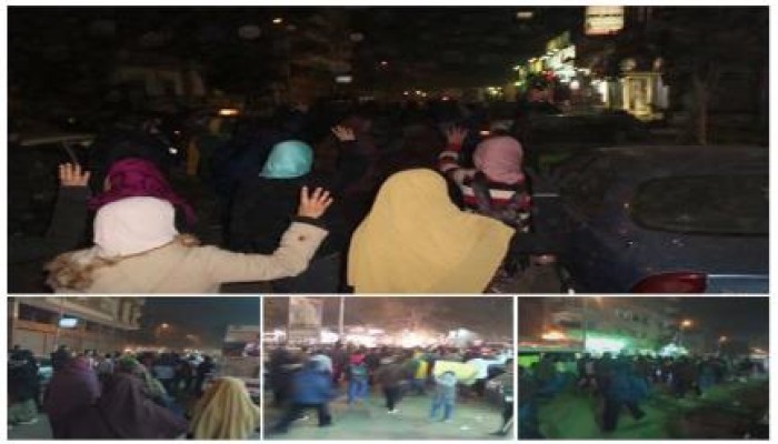 قوات أمن الإنقلاب تعتدي على مسيرة "حلوان" والثوار يستكملون فعاليتهم