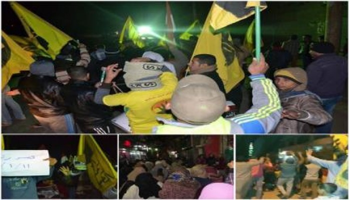 تظاهرات حاشدة بمراكز وقري الفيوم ضمن فعاليات أسبوع "معاً نثور"