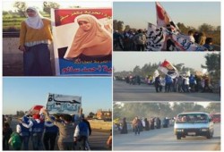 الشرقية: سلاسل بشرية حاشدة بكفر صقر لمناهضي الإنقلاب العسكري