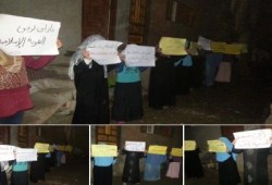 ‫الدقهلية‬: سلسلة بشرية لـ "حركة صوت الحرة" بقرية أوليلة بميت غمر