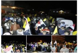 كفر الشيخ: ‏روح الثورة تنبعث من بلطيم في مسيرة ليلية حاشدة