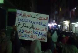 ثوار عين شمس يجوبون الشوارع استعدادًا لـ 25 يناير