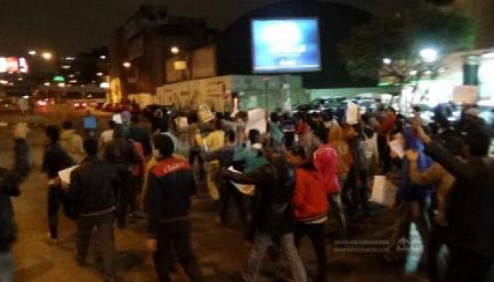 شباب ضد الانقلاب بـمسيرة سفنكس: "حي .. حي .. 25 جاي"