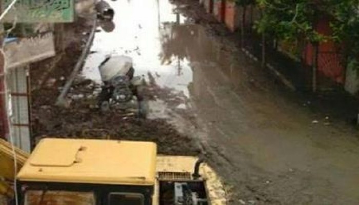 أبو حمص تغرق في مياه الصرف وتجاهل مسئولي البحيرة