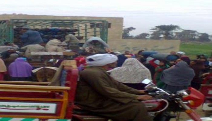 بالصور..ازمة نقص بوتجاز تجتاح قري الواسطي ببني سويف